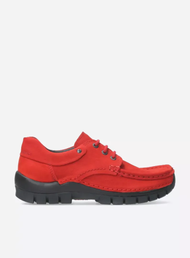 Best Wolky Fly - rood nubuck roodnubuck