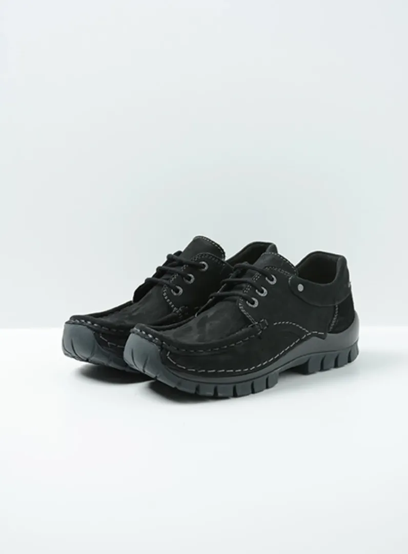 Sale Wolky Fly - zwart nubuck zwartnubuck