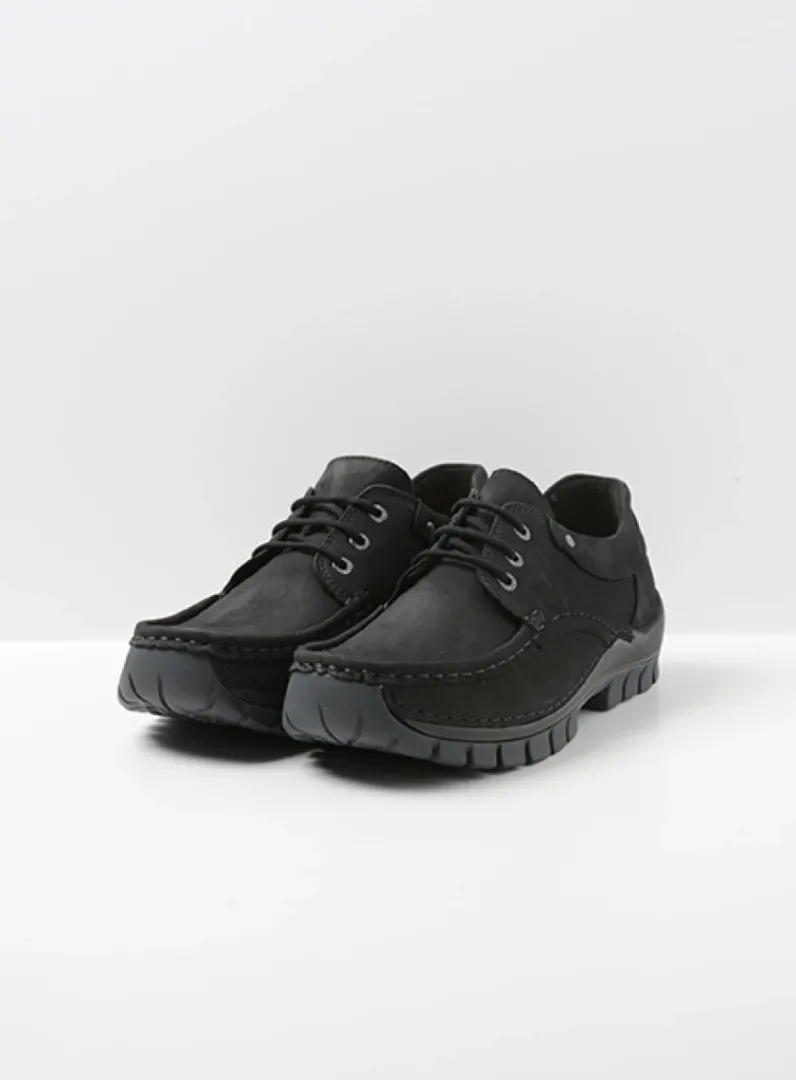 Cheap Wolky Fly men - zwart nubuck zwartnubuck