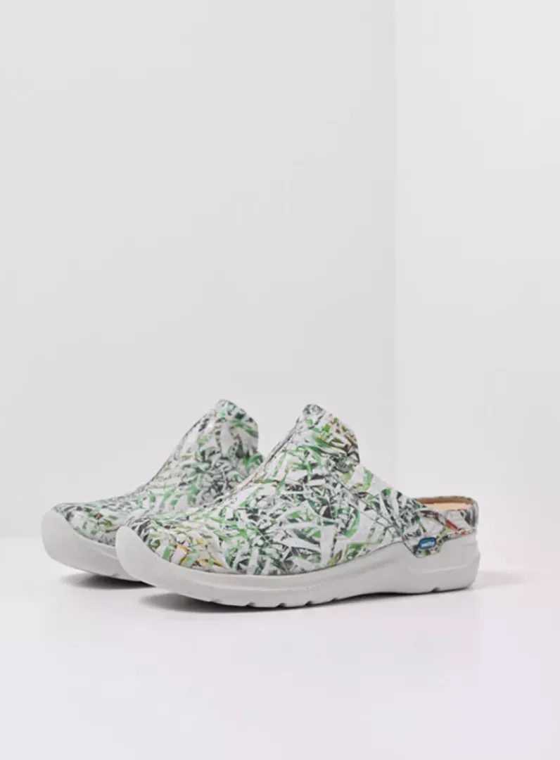 Store Wolky Holland DB - gebroken wit/groen nubuck gebrokenwit/groennubuck