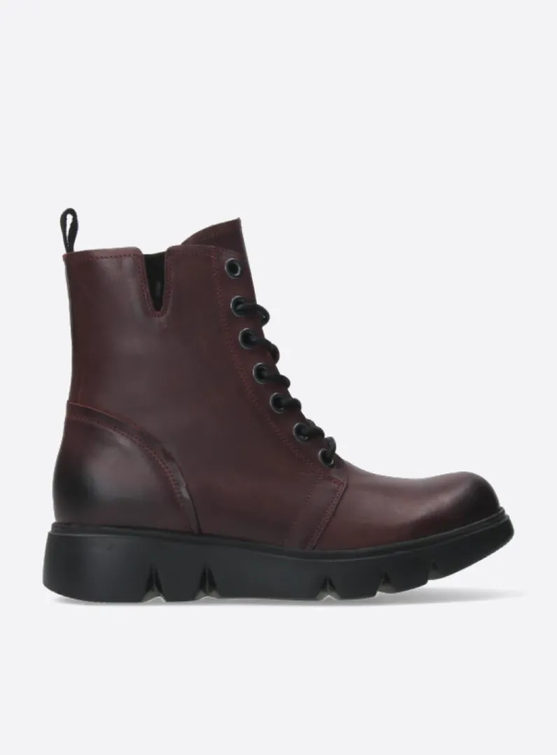 Fashion Wolky Hope XW - bordeauxrood leer bordeauxroodleer