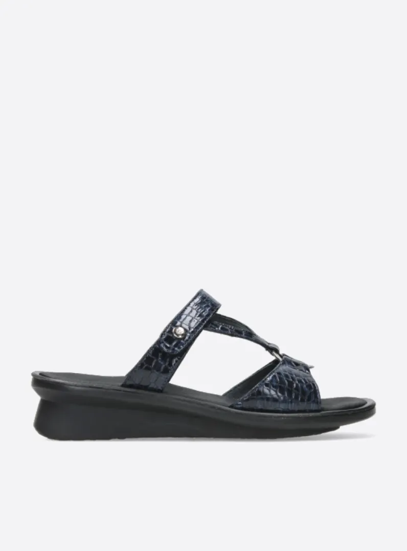Cheap Wolky Isa - blauw crocolook lakleer blauwcrocolooklakleer