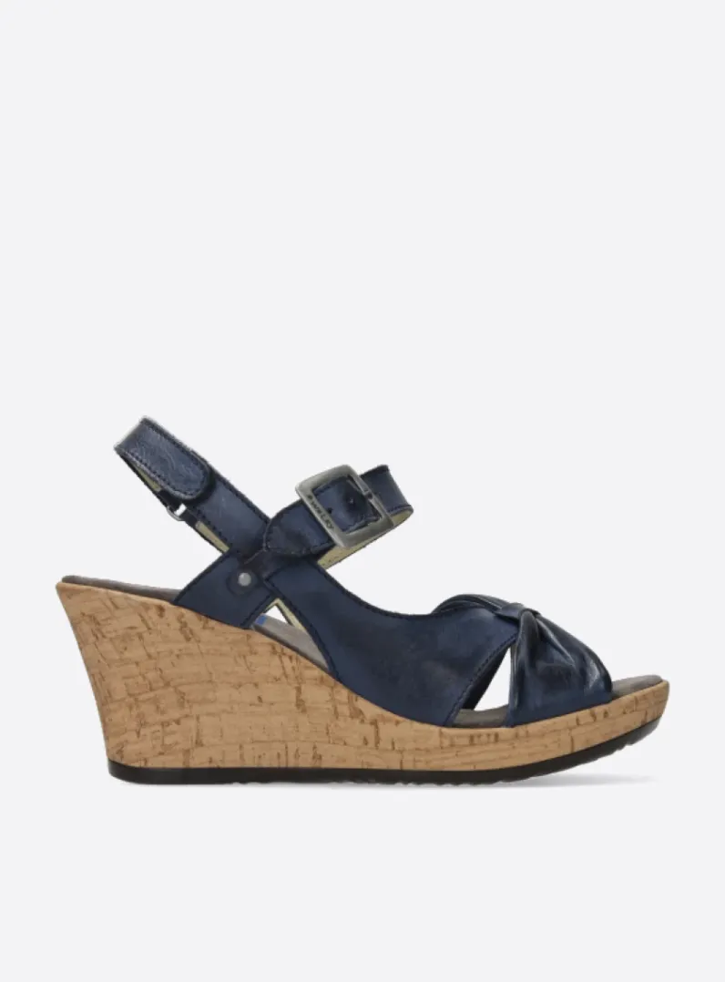 Outlet Wolky Ixia 2 - blauw leer blauwleer