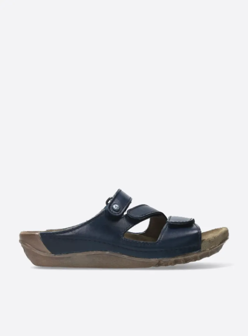 Store Wolky Jasper - blauw geolied leer blauwgeoliedleer