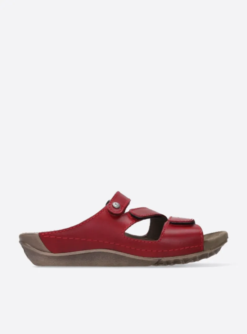 Cheap Wolky Jasper - rood leer roodleer
