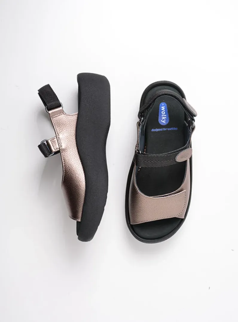 Discount Wolky Jewel - brons leer bronsleer