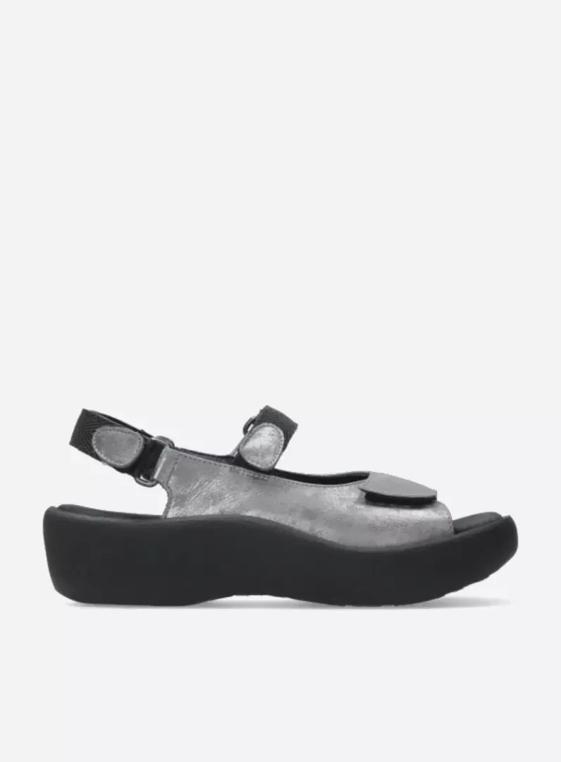 Online Wolky Jewel - grijs metallic nubuck grijsmetallicnubuck