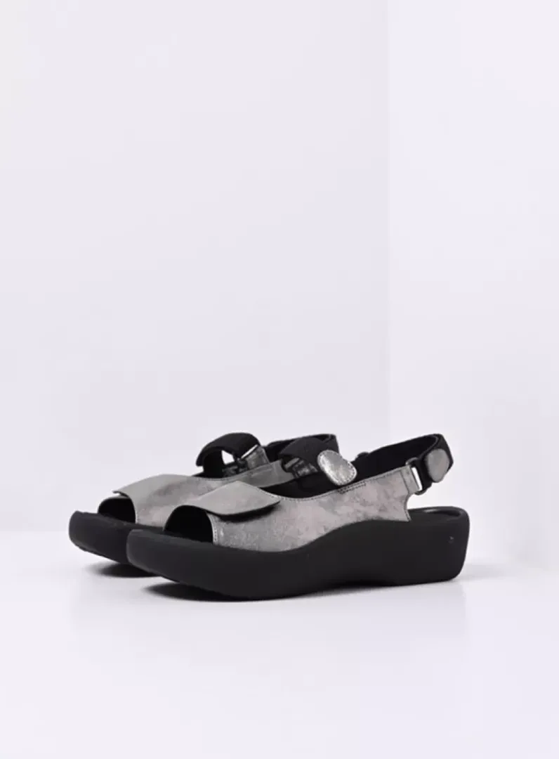 Online Wolky Jewel - grijs metallic nubuck grijsmetallicnubuck