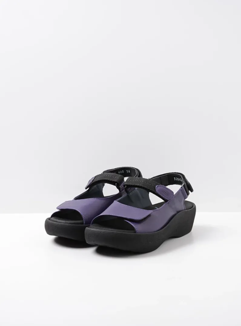Fashion Wolky Jewel - paars leer paarsleer