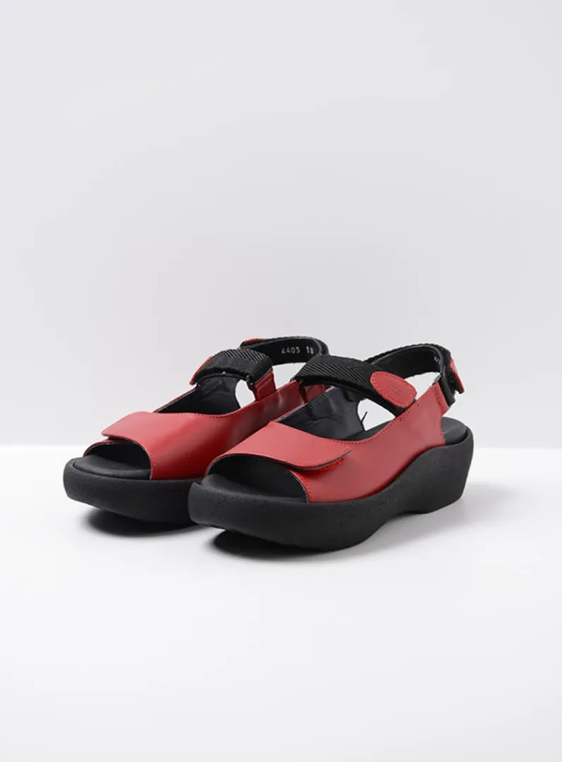 Flash Sale Wolky Jewel - rood leer roodleer