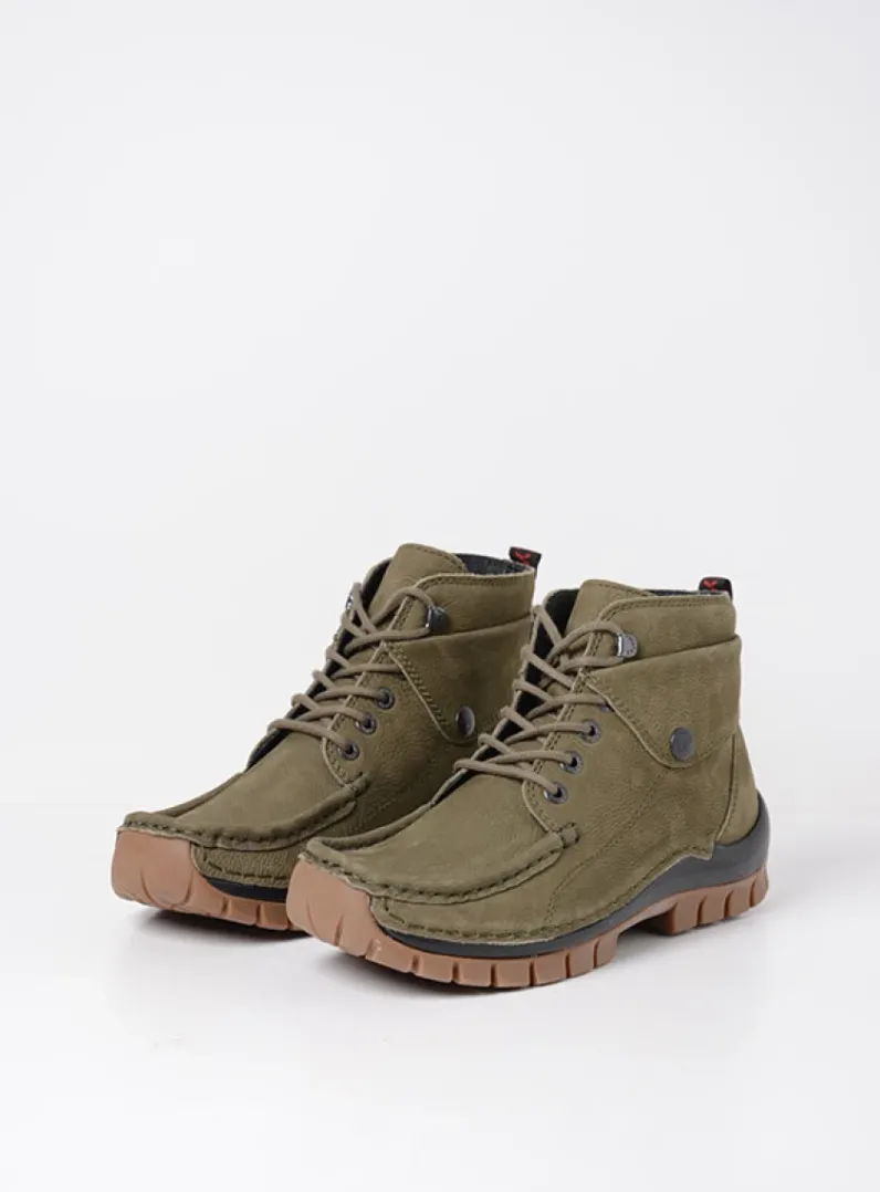 Discount Wolky Jump - pesto groen nubuck pestogroennubuck
