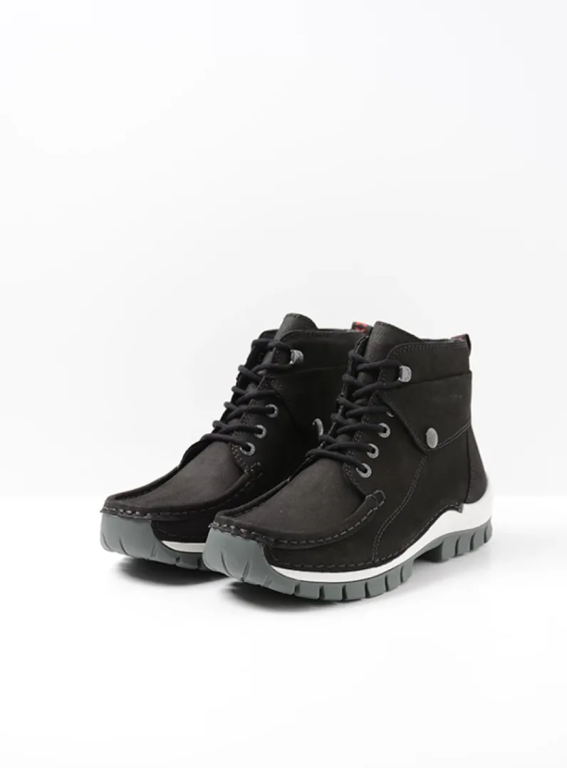 Online Wolky Jump - zwart grijsgroen nubuck zwartgrijsgroennubuck