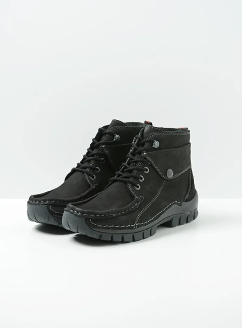 Clearance Wolky Jump - zwart nubuck zwartnubuck
