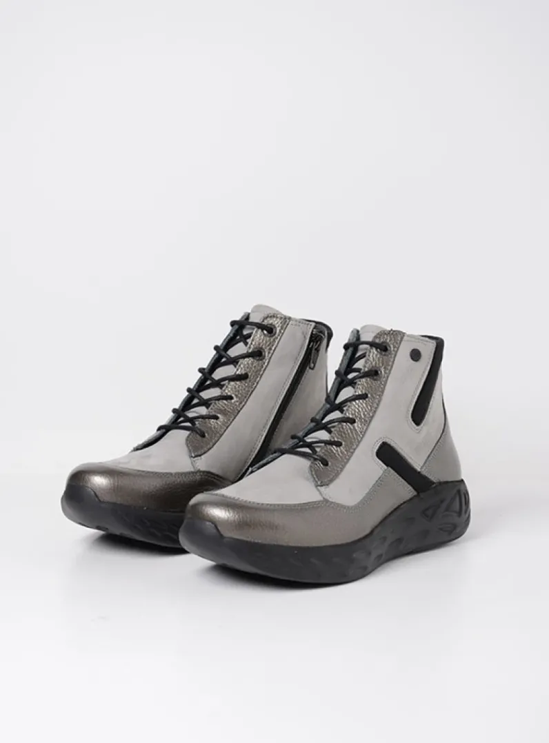 New Wolky Leap - antraciet combi leer antracietcombileer