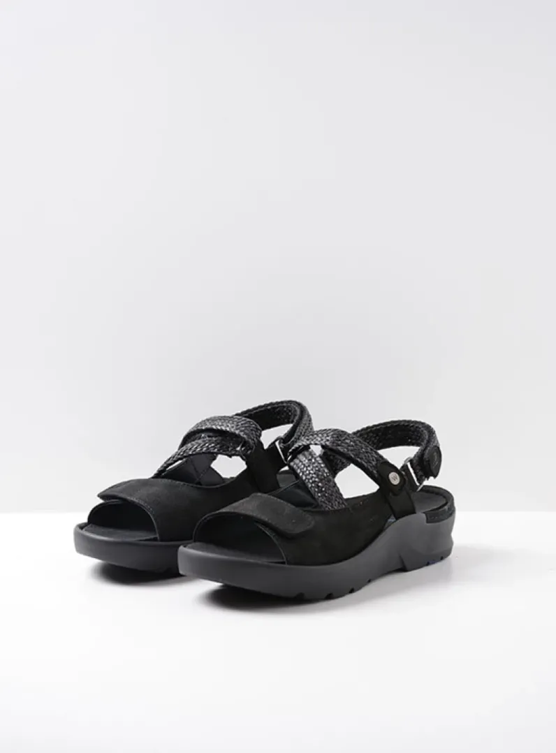 Cheap Wolky Lisse - zwart nubuck zwartnubuck