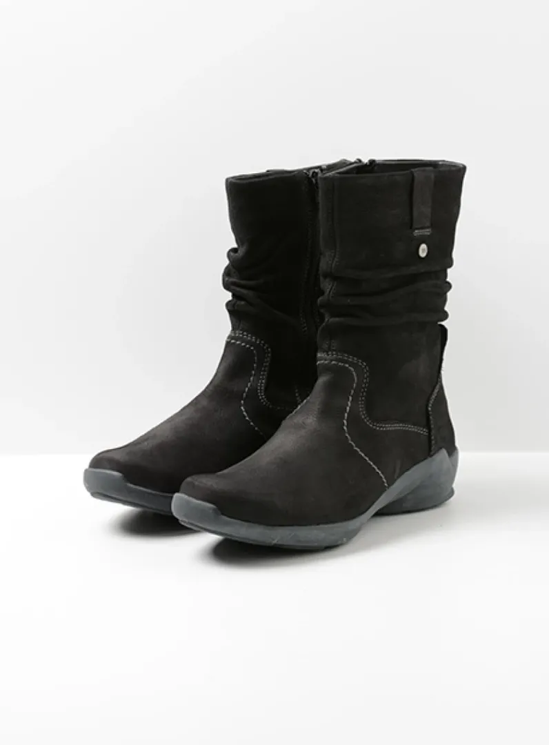 Shop Wolky Luna - zwart nubuck zwartnubuck