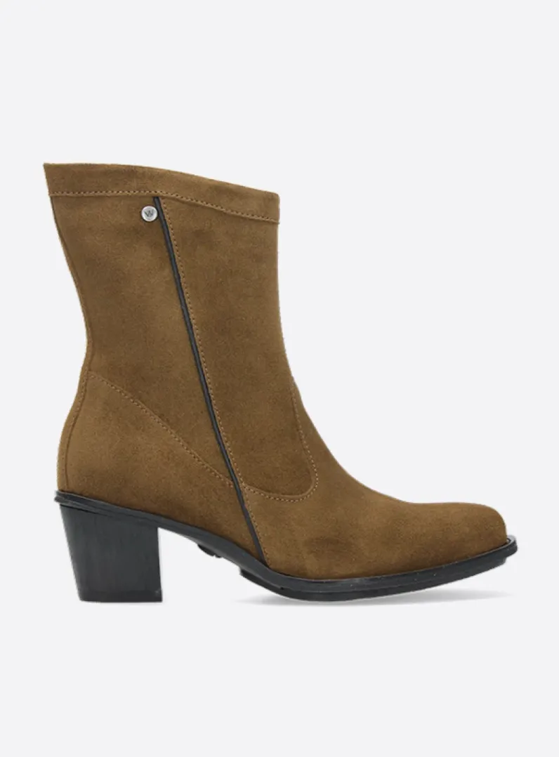 Hot Wolky Mallow - donker taupe suede donkertaupesuede