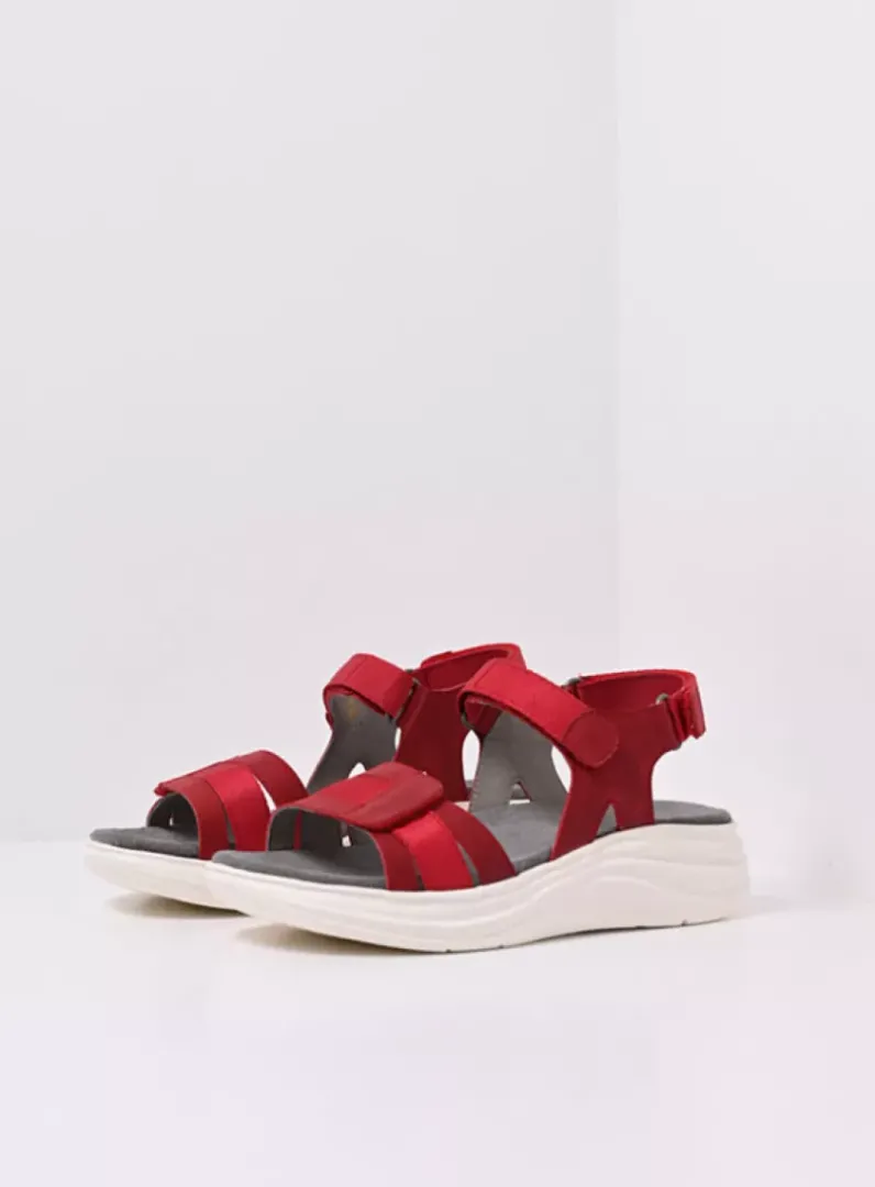 Best Wolky Miku - rood nubuck roodnubuck