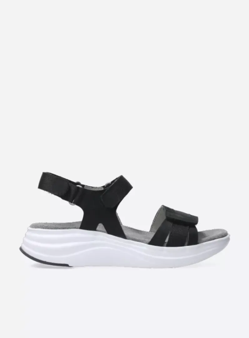 Fashion Wolky Miku - zwart nubuck zwartnubuck