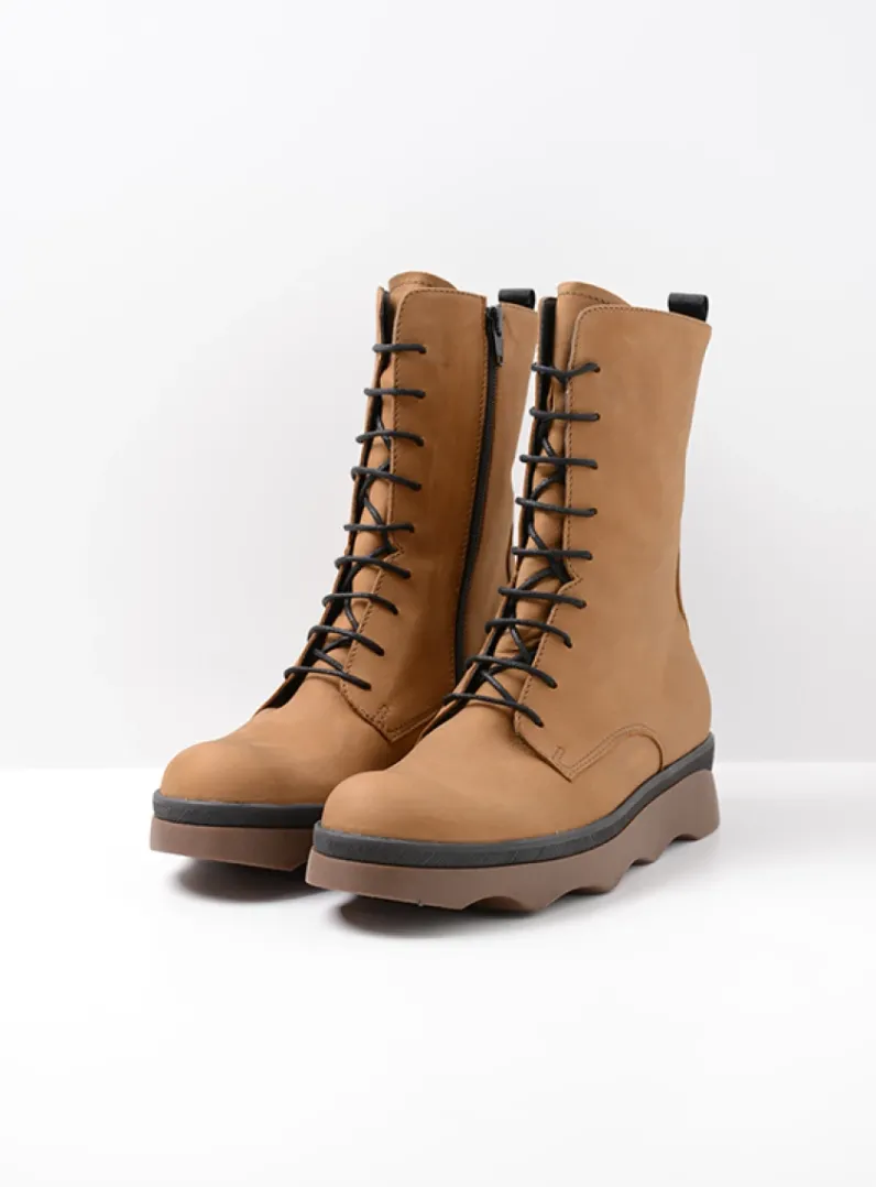 Store Wolky Mito - cognac nubuck cognacnubuck