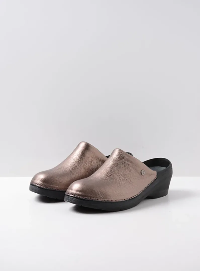 Sale Wolky Multi Clog - brons leer bronsleer