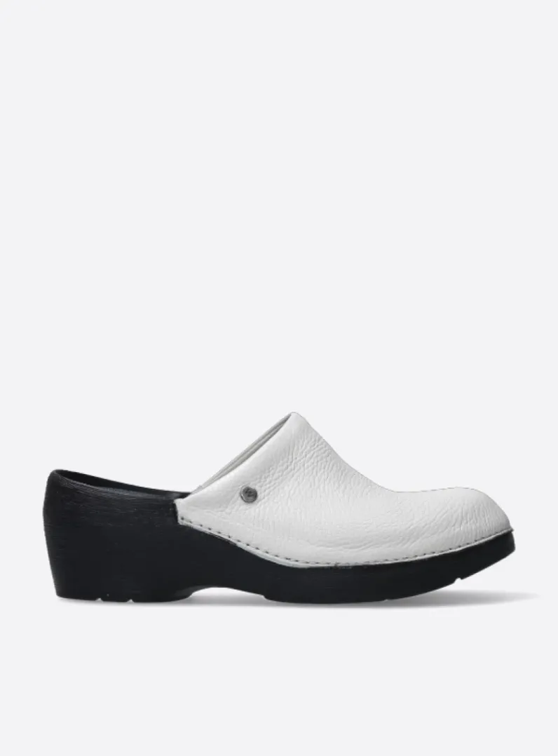 Store Wolky Multi Clog - creme wit leer cremewitleer