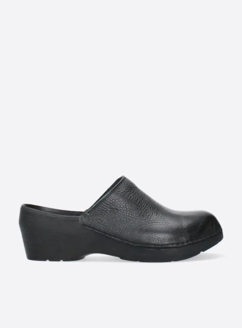 Outlet Wolky Multi Clog - zwart leer zwartleer
