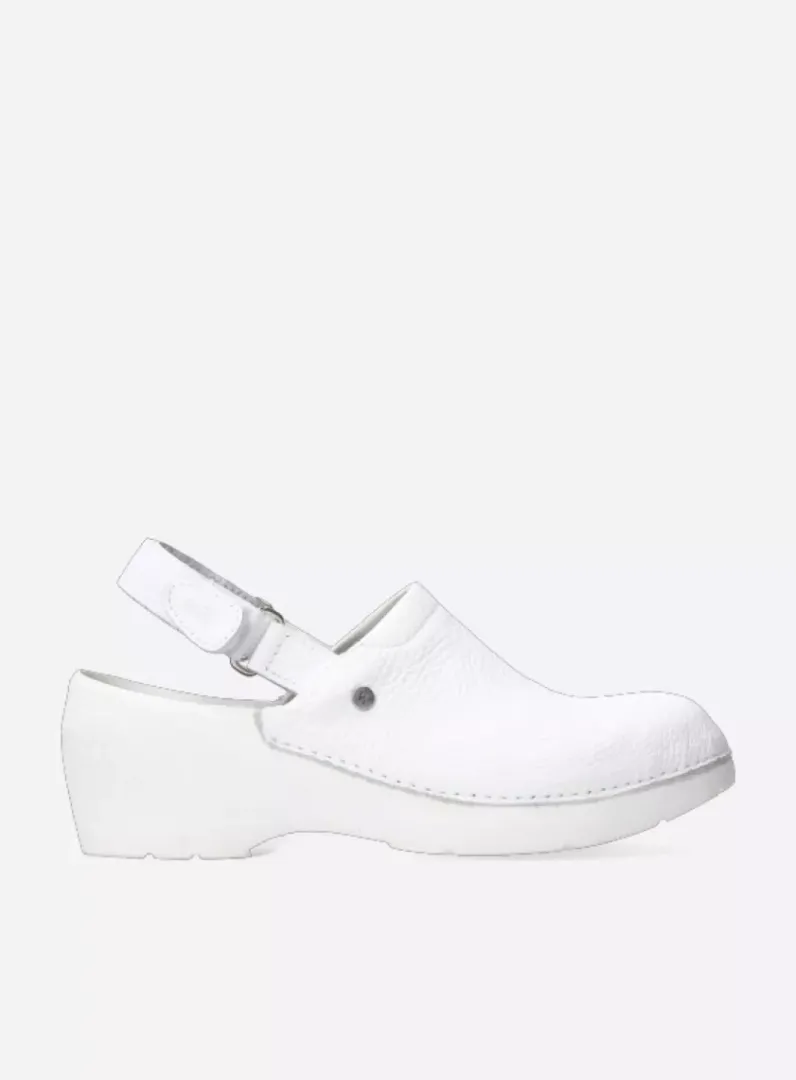 Best Wolky Multi Strap Clog - wit leer witleer