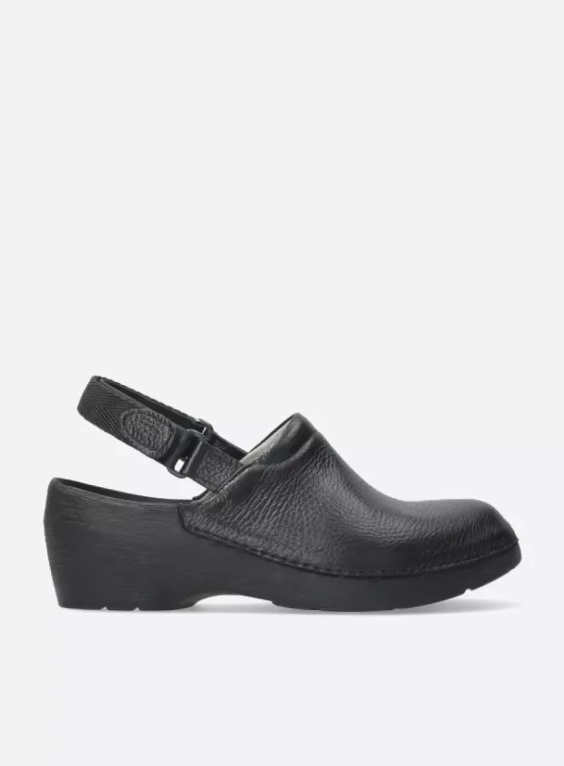 Cheap Wolky Multi Strap Clog - zwart leer zwartleer