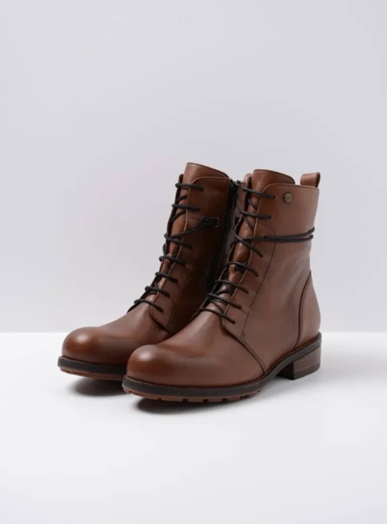 Fashion Wolky Murray - cognac leer cognacleer