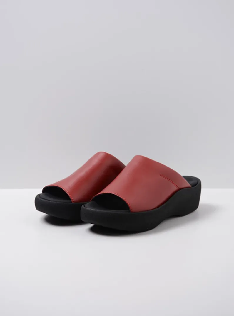 Cheap Wolky Nassau - rood leer roodleer