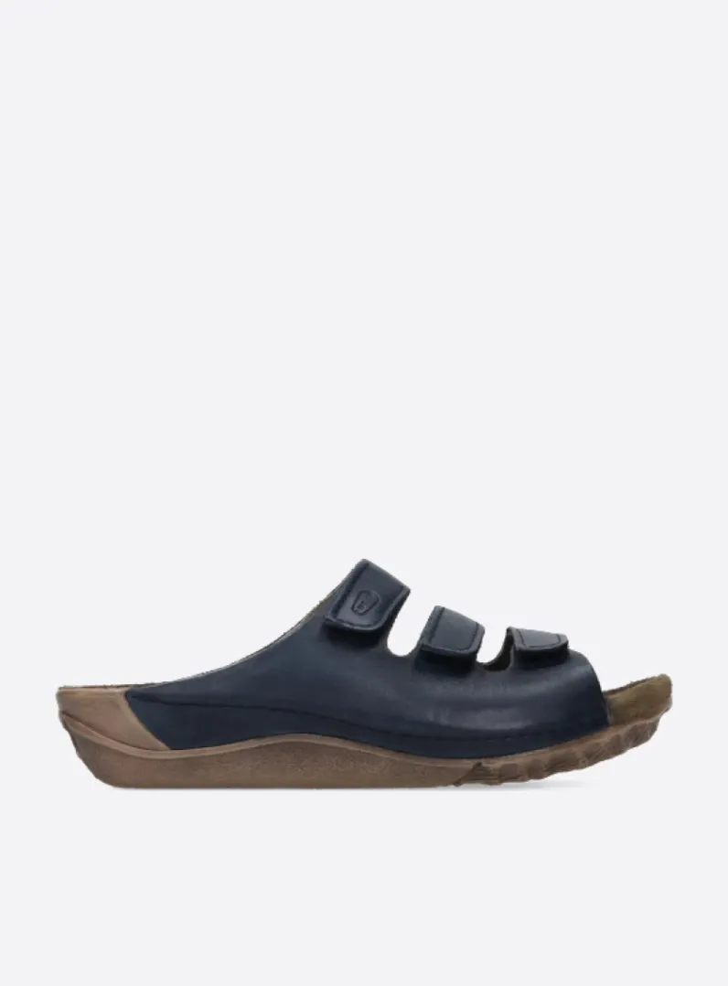 Sale Wolky Nomad - blauw leer blauwleer