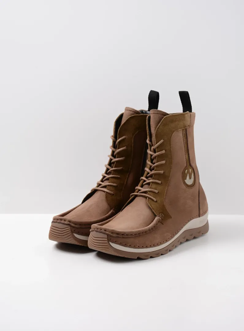 Sale Wolky Ocean - donker taupe nubuck donkertaupenubuck