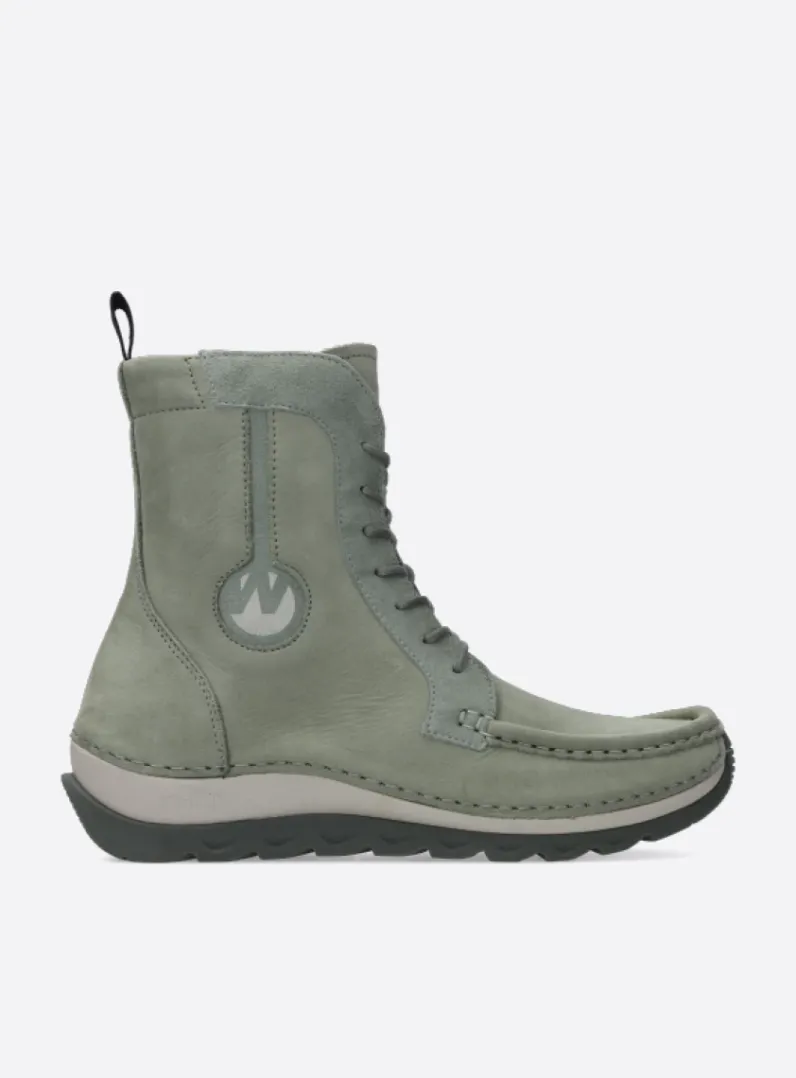 Fashion Wolky Ocean - grijsgroen nubuck grijsgroennubuck
