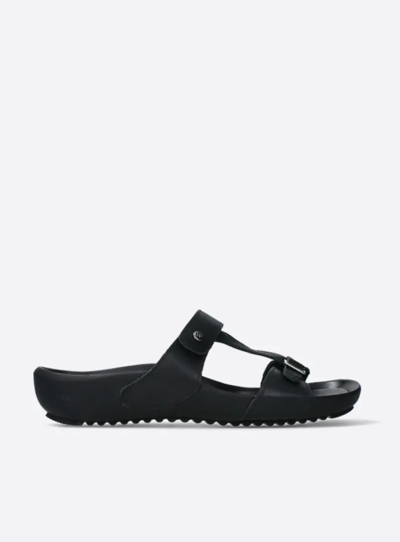 Outlet Wolky O'Connor - zwart leer zwartleer