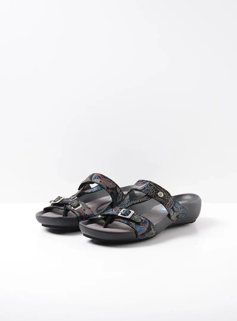 Fashion Wolky O'Connor - zwart/blauw suede zwart/blauwsuede