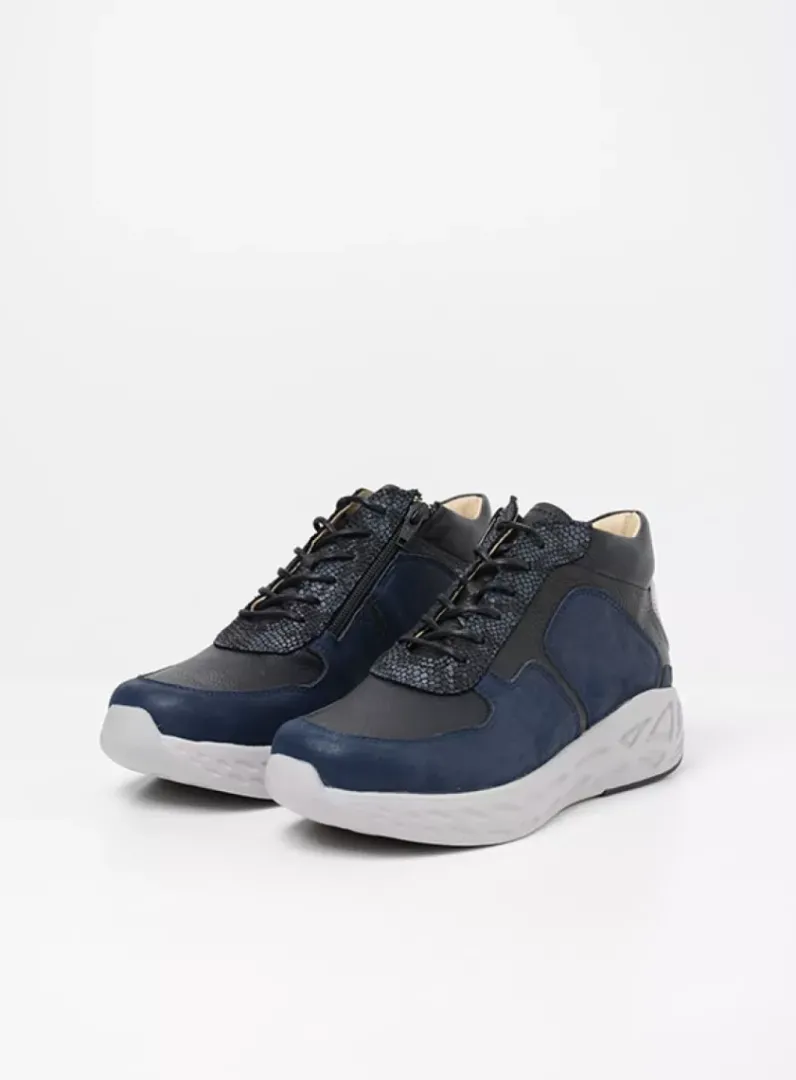 Discount Wolky Pep S2F - denim combi stretch leer denimcombistretchleer