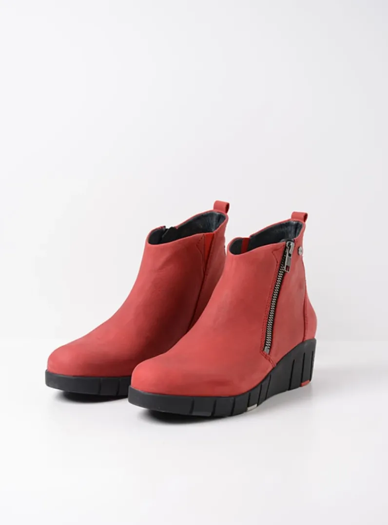 Store Wolky Phoenix HV - donkerrood nubuck donkerroodnubuck