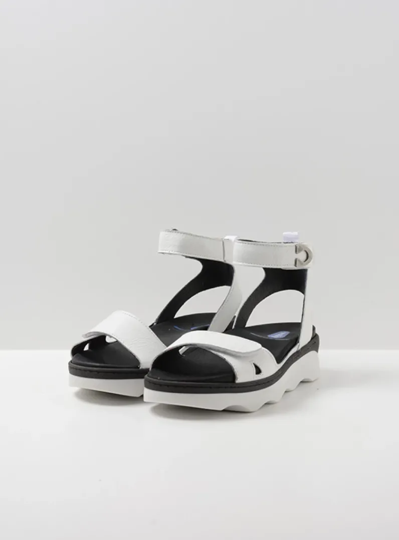 Clearance Wolky Plata - wit leer witleer