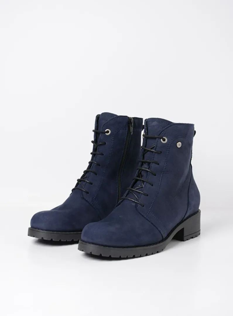 Store Wolky Quinta F2F - blauw nubuck blauwnubuck