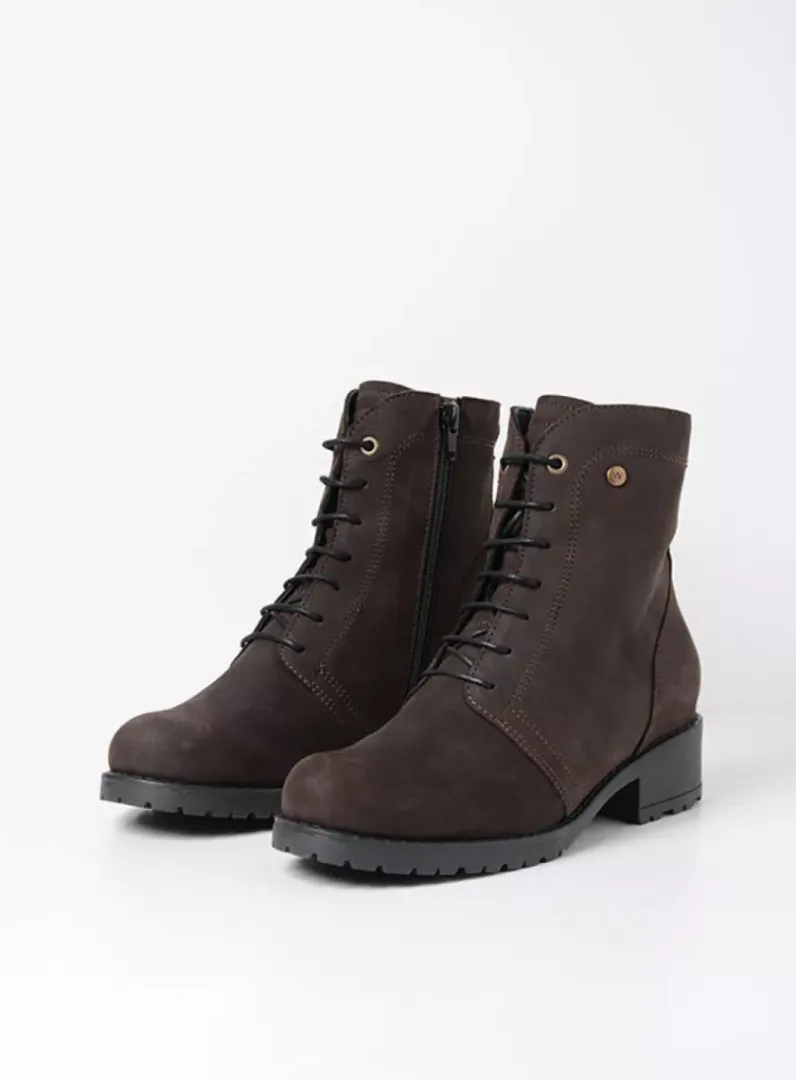 Store Wolky Quinta F2F - bruin nubuck bruinnubuck