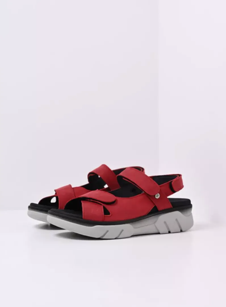 Shop Wolky Rapid - rood nubuck roodnubuck