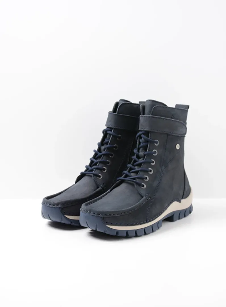 Fashion Wolky Reach - blauw nubuck blauwnubuck