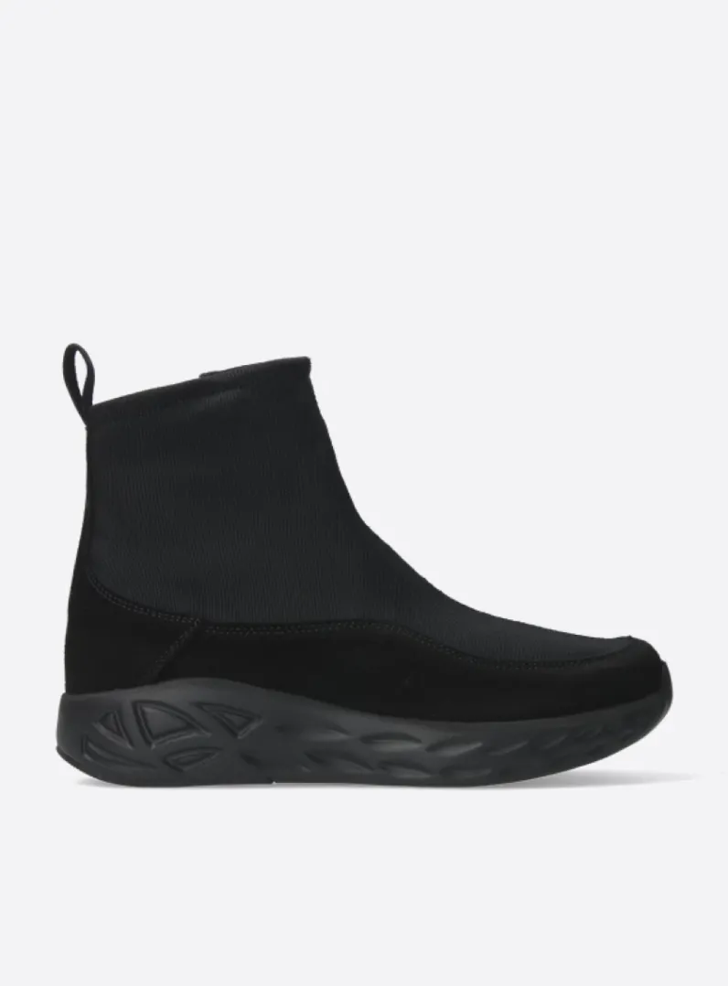 Sale Wolky Rebound S2F - zwart stretch suede zwartstretchsuede