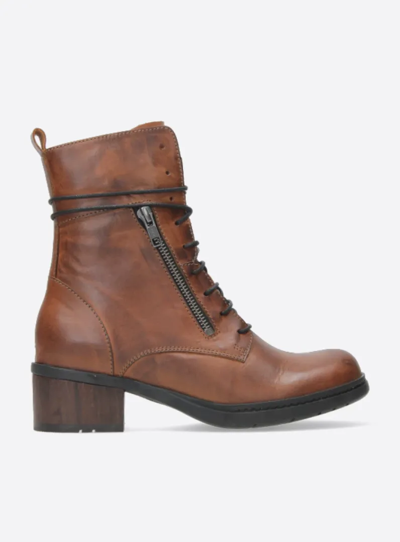 Shop Wolky Rimbley - cognac leer cognacleer