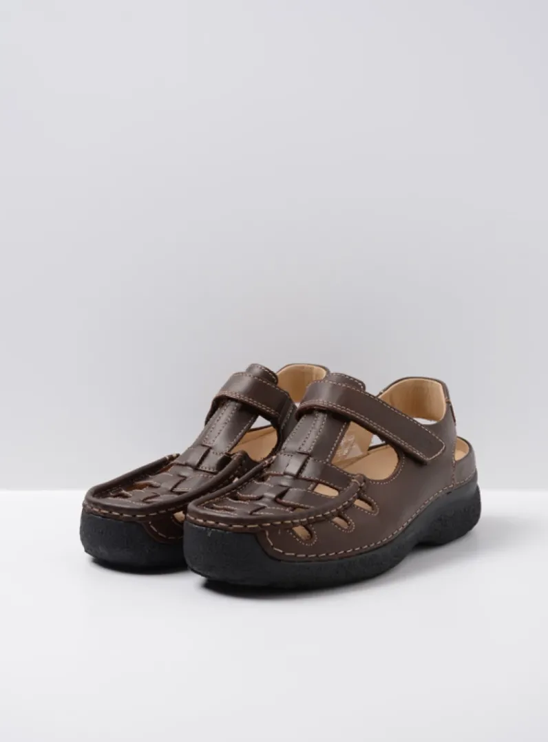 Online Wolky Roll Sandal Men - bruin leer bruinleer
