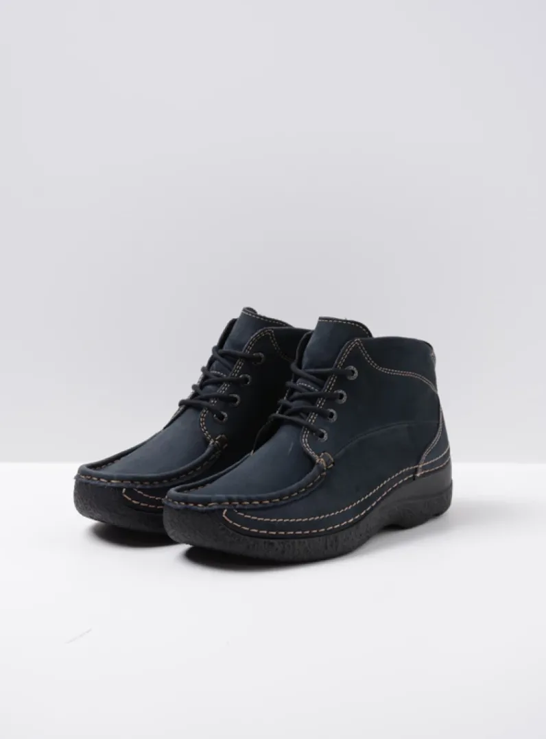 Sale Wolky Roll Shoot - blauw nubuck blauwnubuck