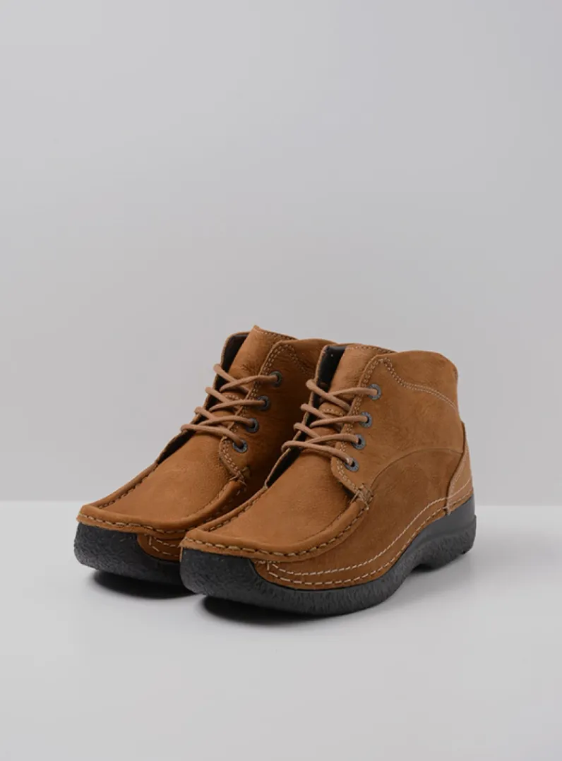 Clearance Wolky Roll Shoot - cognac nubuck cognacnubuck