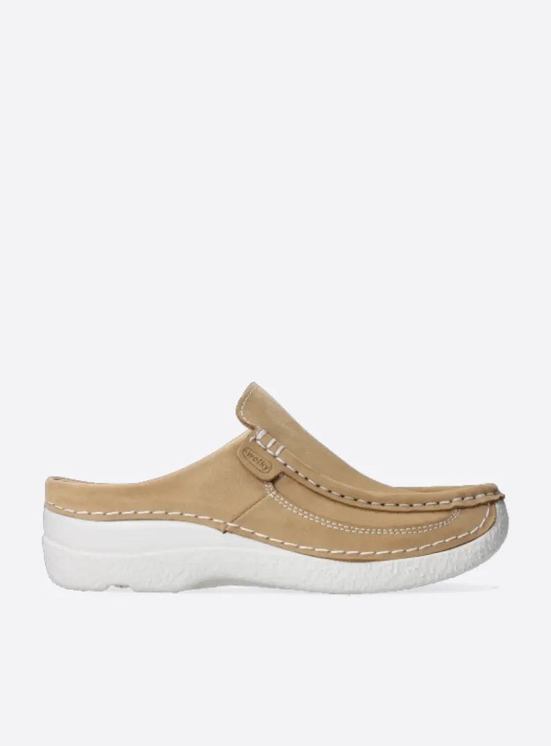 Cheap Wolky Roll Slide - beige nubuck beigenubuck
