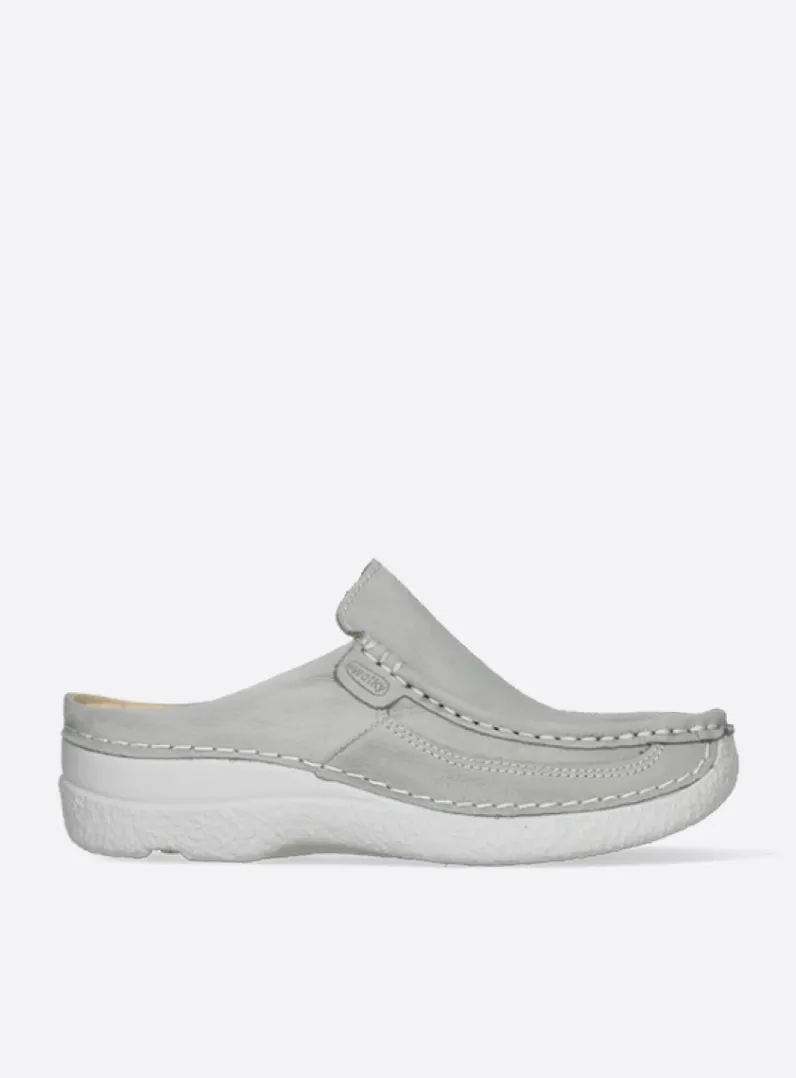 Cheap Wolky Roll Slide - lichtgrijs nubuck lichtgrijsnubuck